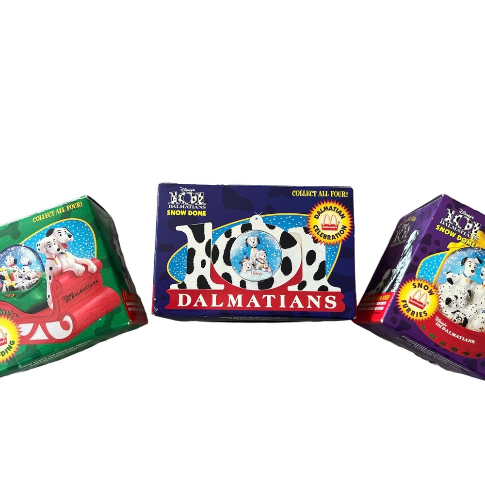 Set of 101 Dalmatian Ornaments Disney Circa 1996